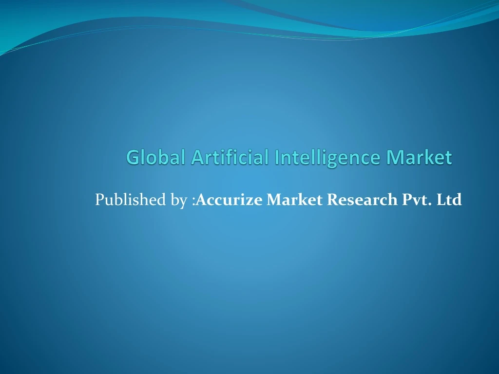 global artificial intelligence market