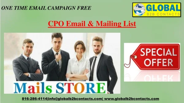 CPO Email & Mailing List