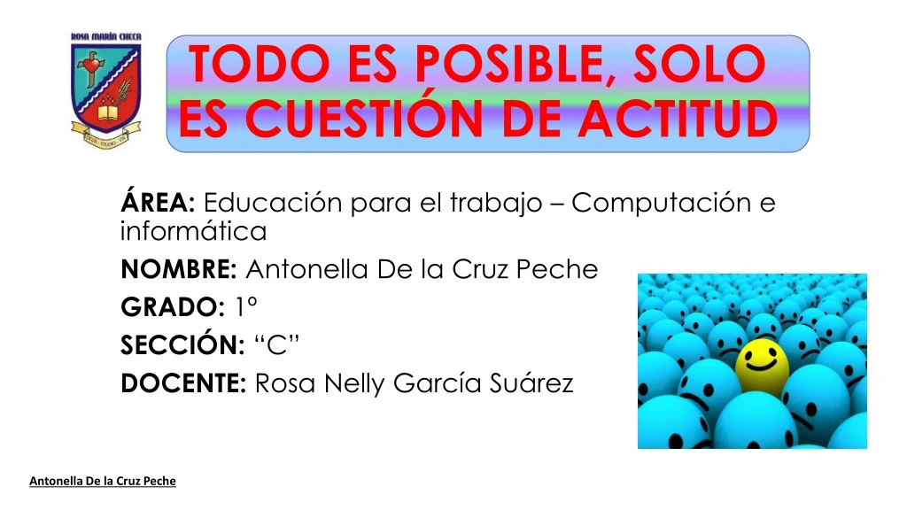 todo es posible solo es cuesti n de actitud