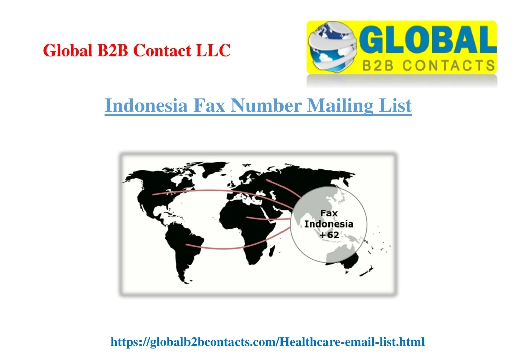 indonesia fax number mailing list