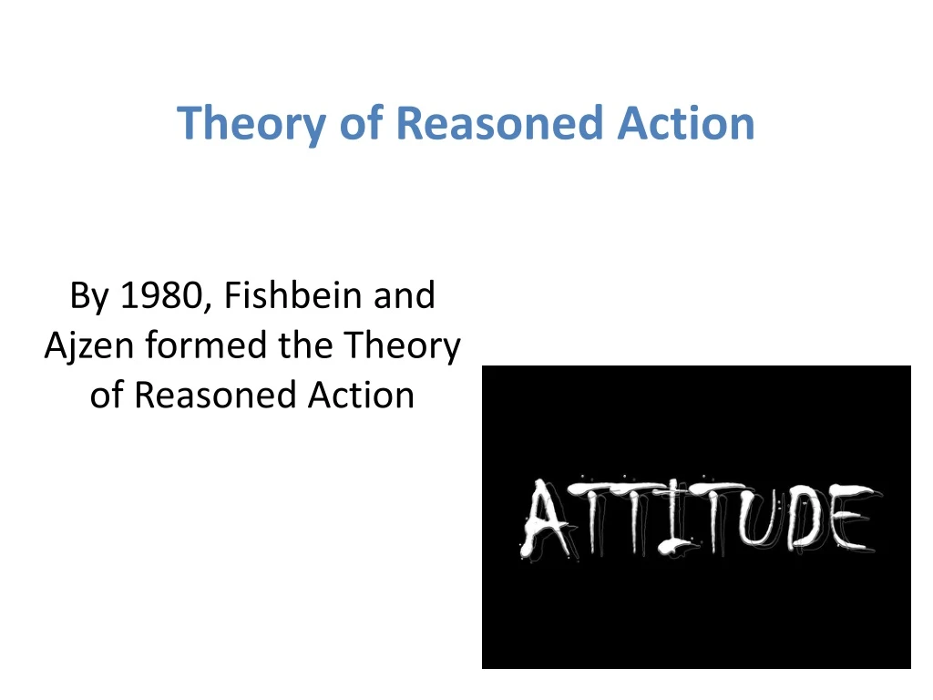 theory of reasoned action