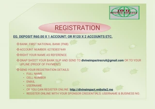 Registration Process - slide 1
