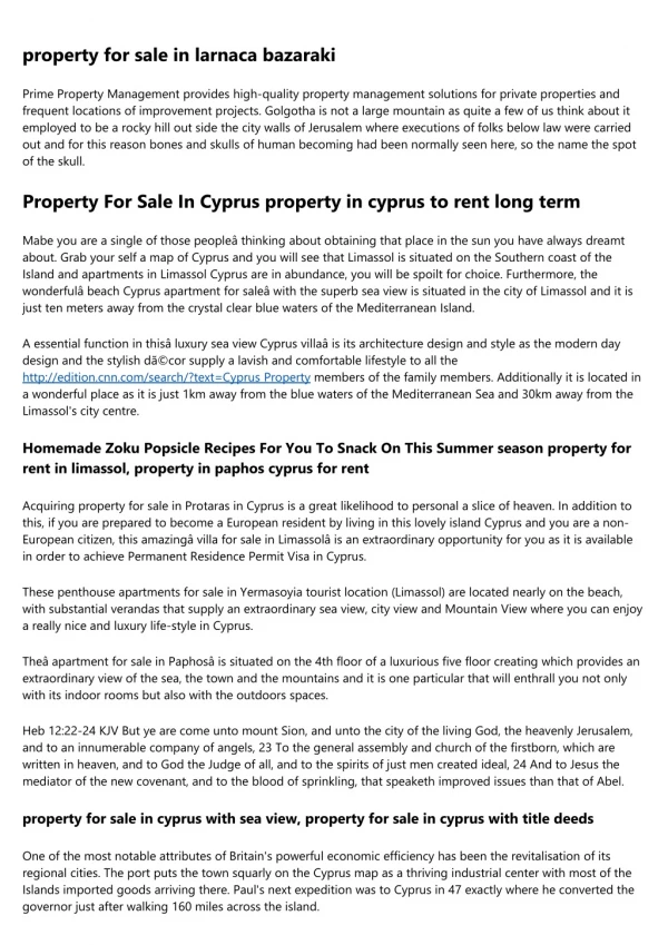 Property Social Network & How to Buy a House in Cyprus