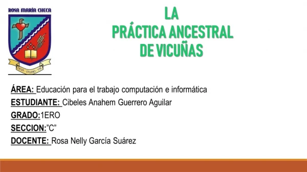 Práctica ancestral de Vicuñas