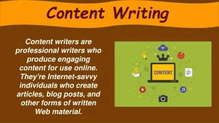content writing - slide 1