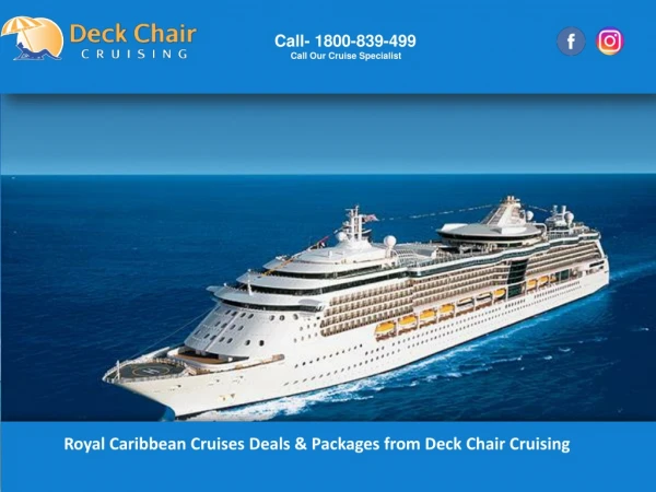 Royal Caribbean Cruises Deals & Packages from Deck Chair Cruising