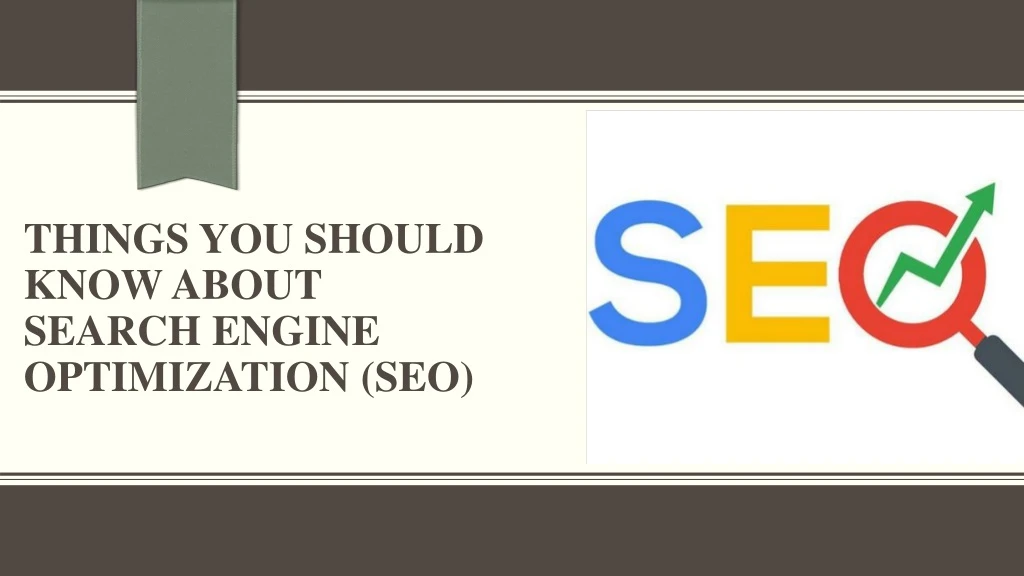 things you should know about search engine optimization seo