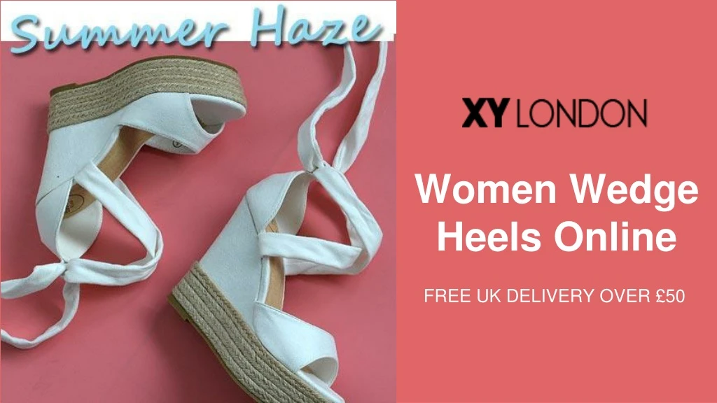 women wedge heels online