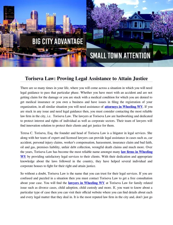 Toriseva Law: Proving Legal Assistance to Attain Justice
