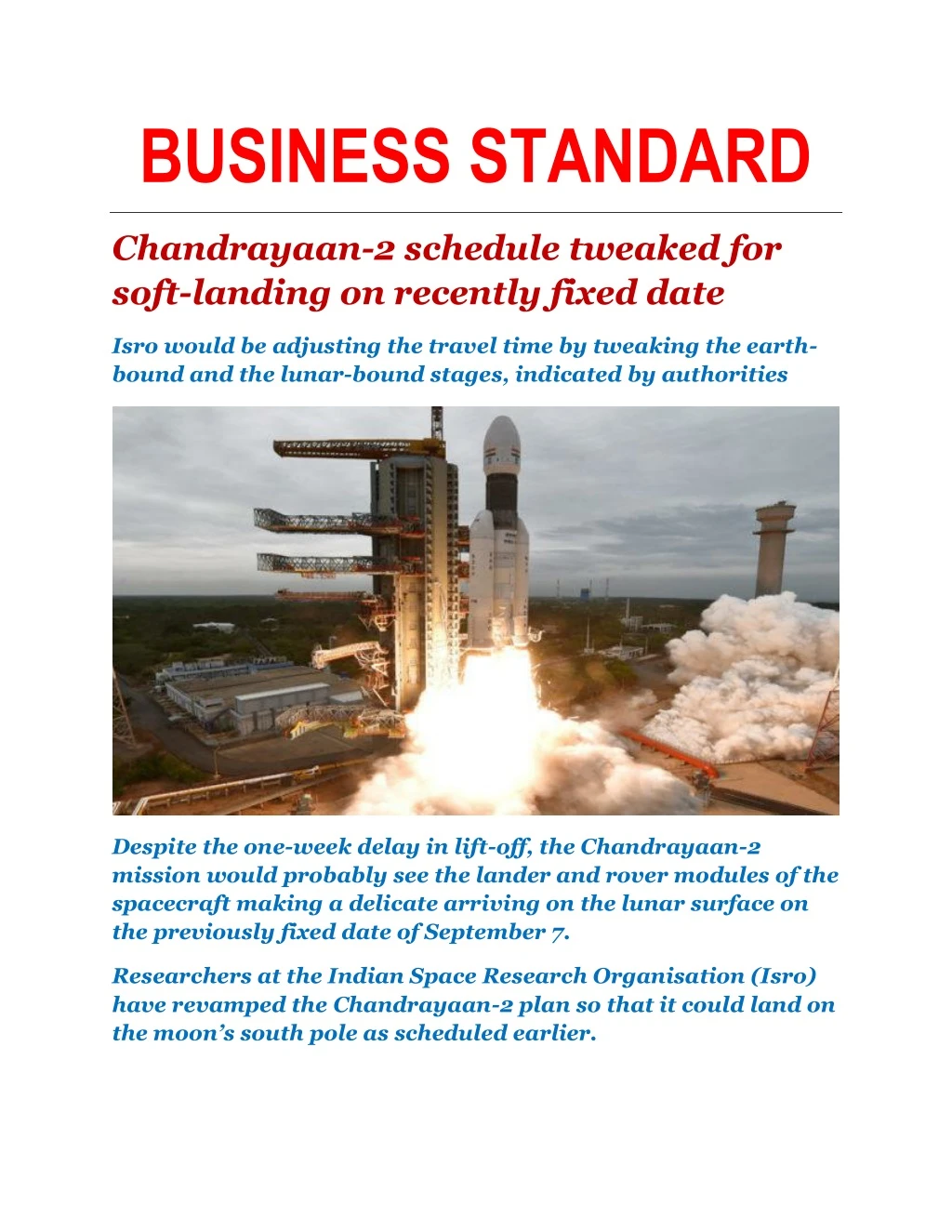 business standard