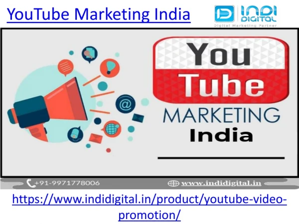 youtube marketing india