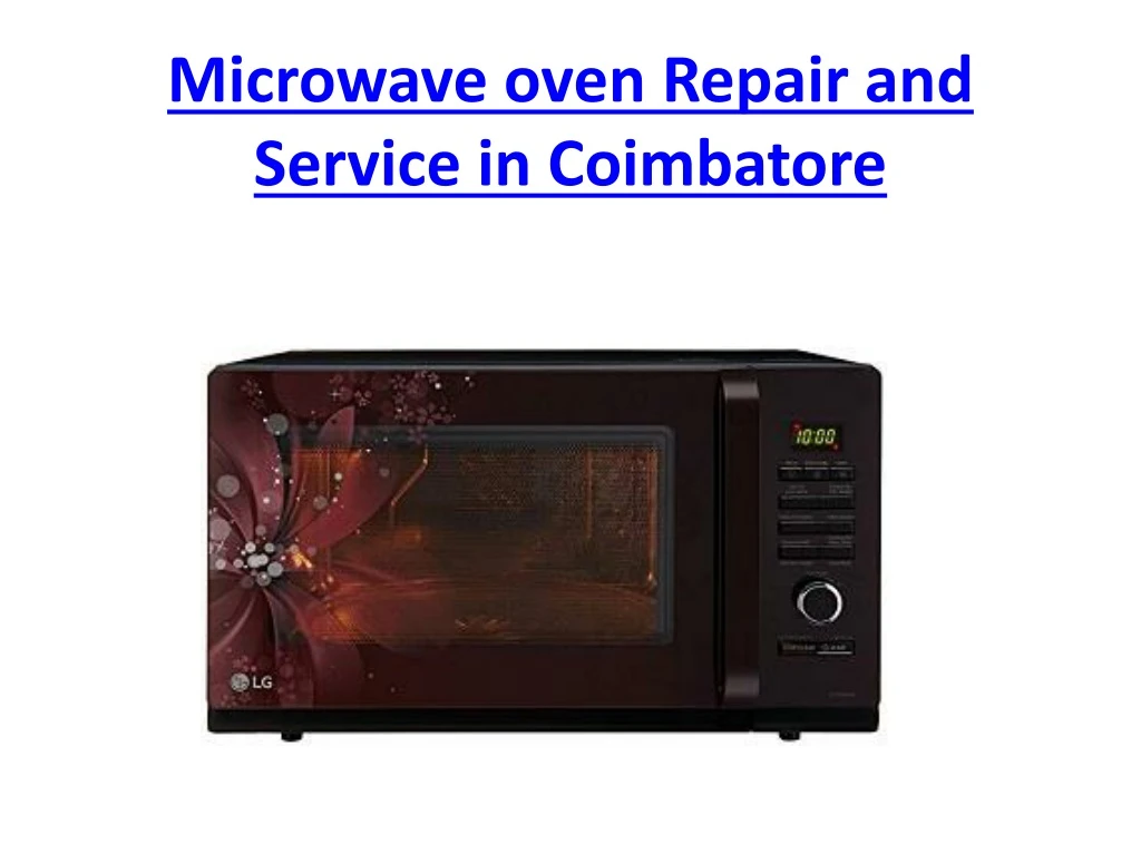 microwave oven repair and service in coimbatore