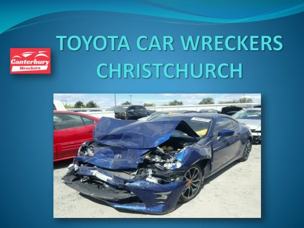 Toyota Car wreckers Christchurch