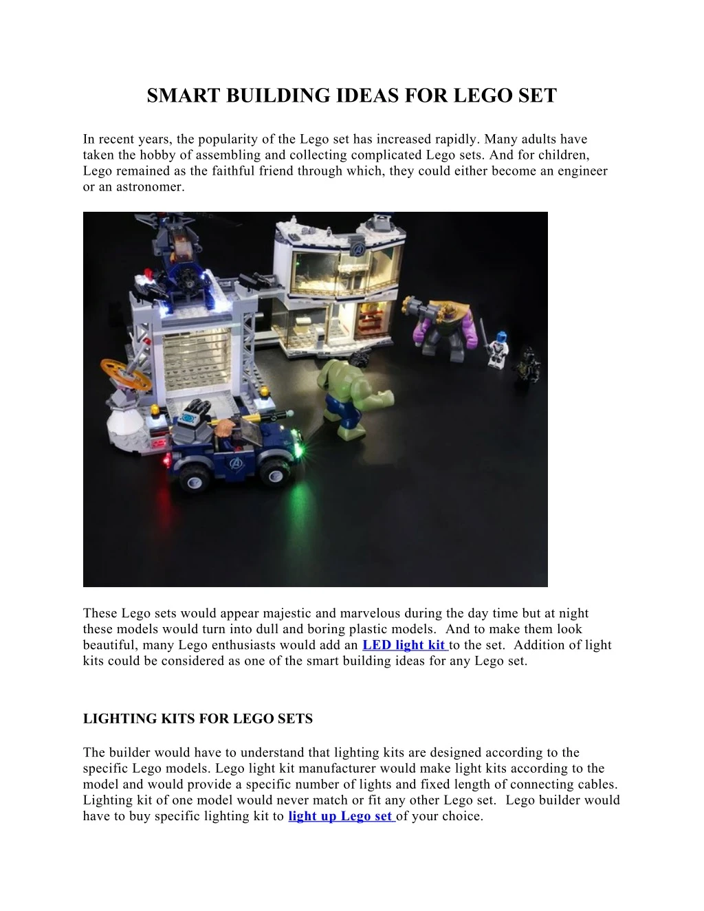 smart building ideas for lego set