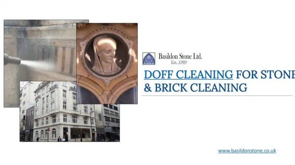 DOFF Cleaning for stone and brick cleaning
