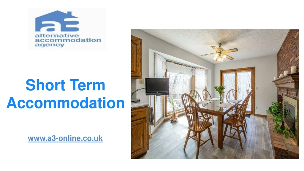 short term accommodation