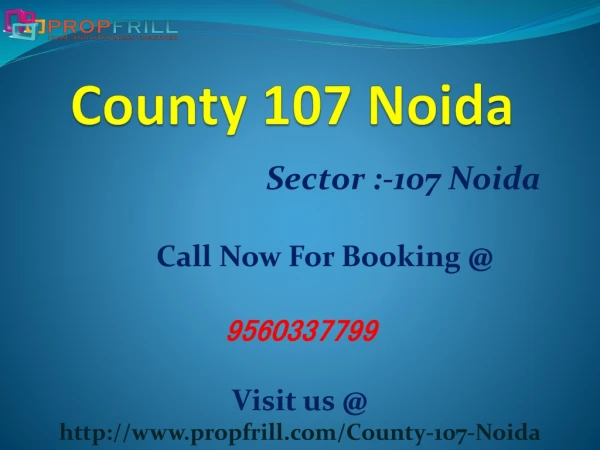 Ivy County 107 Noida