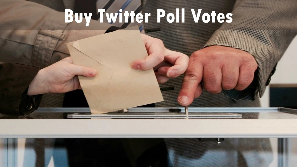 buy twitter poll votes