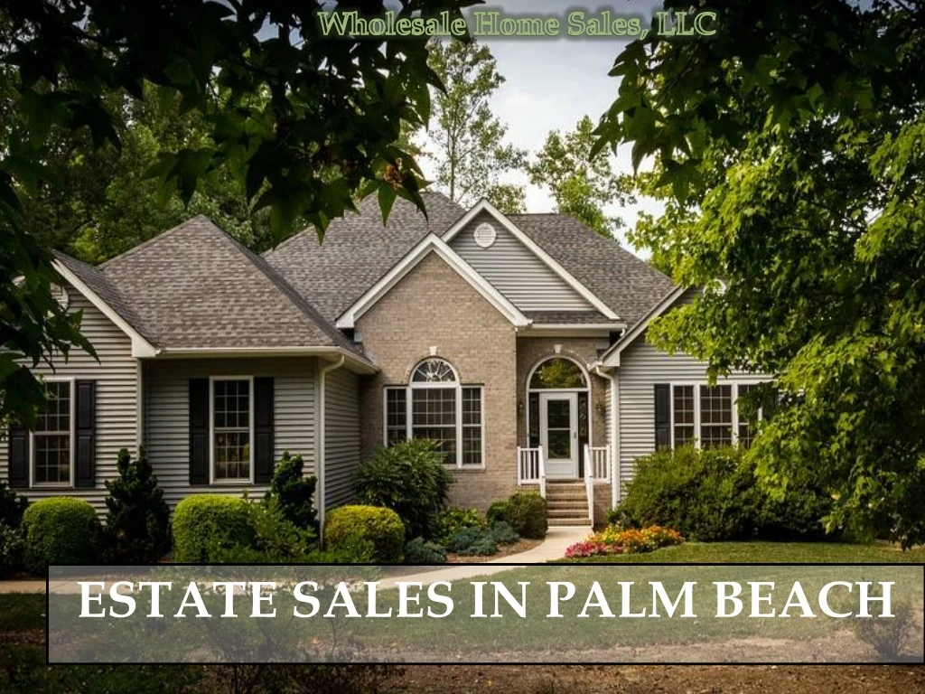 wholesale home sales llc