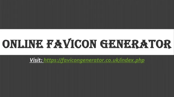 online favicon generator