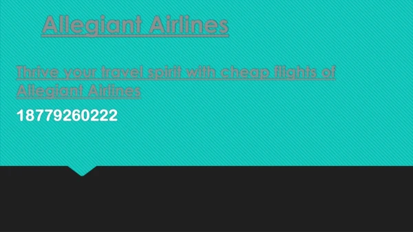 Allegiant airlines