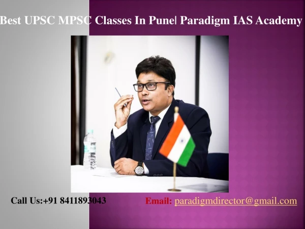 Best UPSC MPSC Classes in Pune | Paradigm IAS Academy Pune