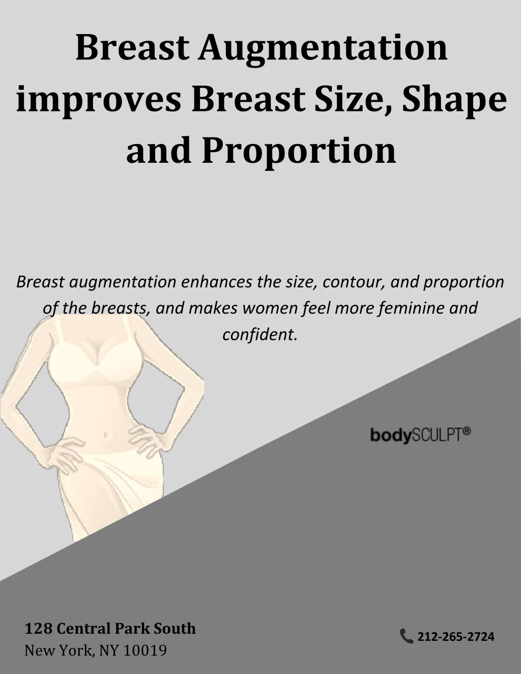 breast augmentation improves breast size shape