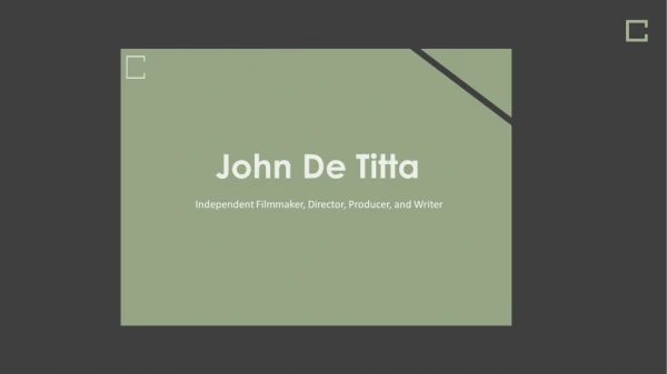 John De Titta - Artist & Technology Pioneer