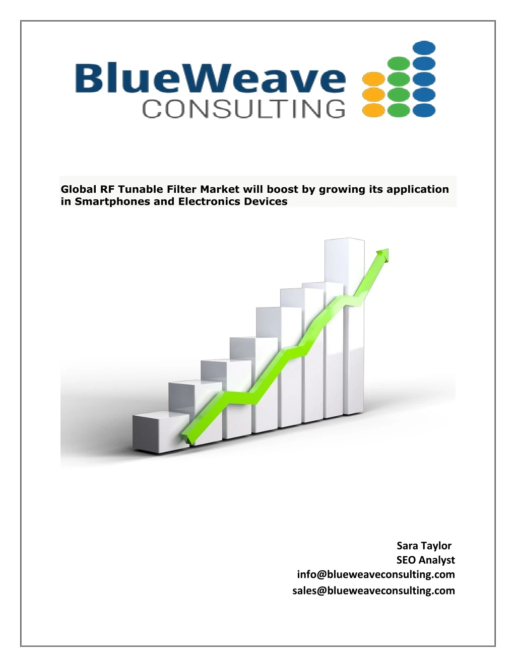 global rf tunable filter market will boost