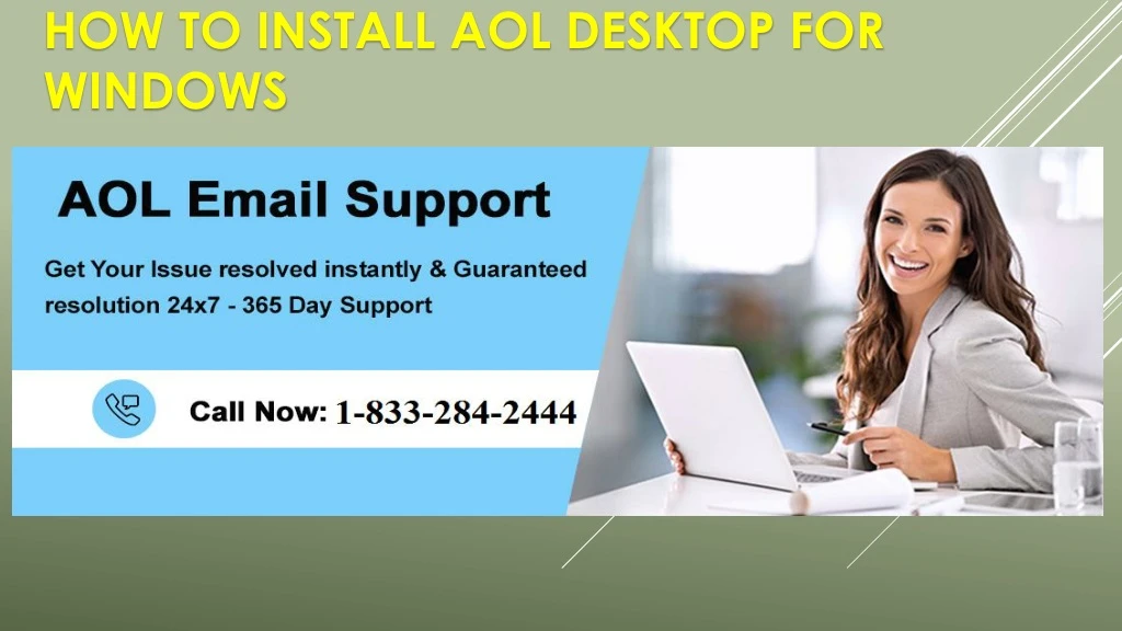 how to install aol desktop for windows