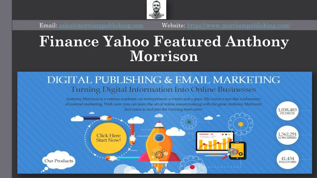 finance yahoo featured anthony morrison