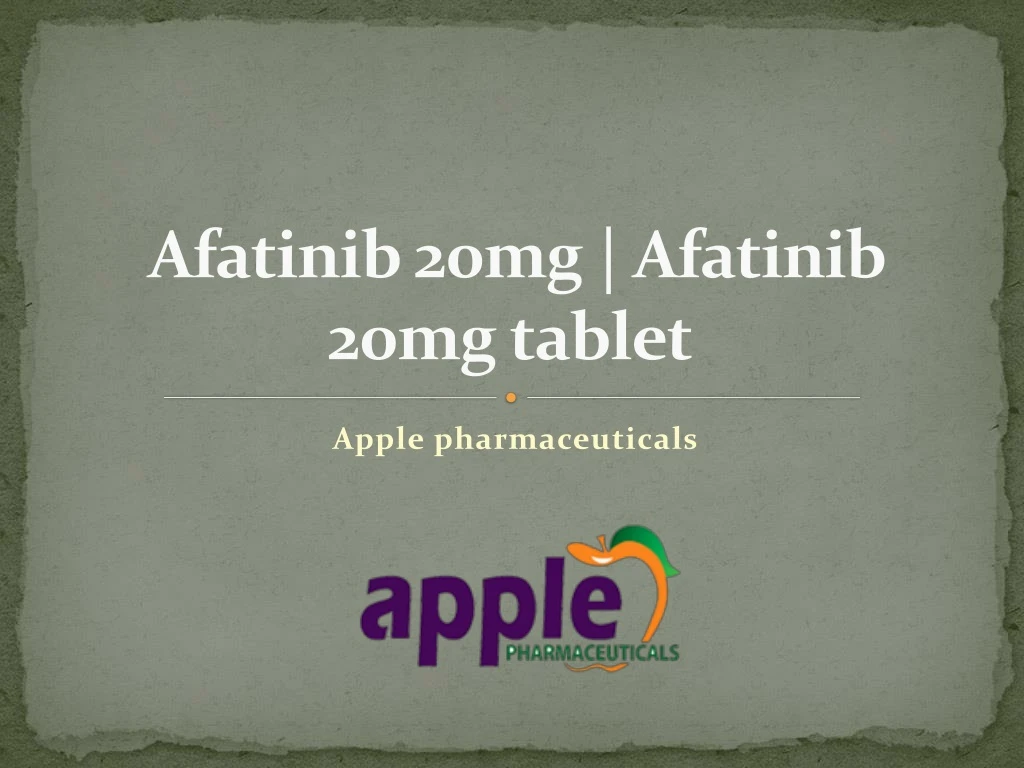 afatinib 20mg afatinib 20mg tablet