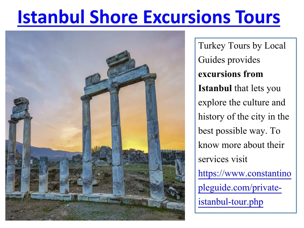 istanbul shore excursions tours