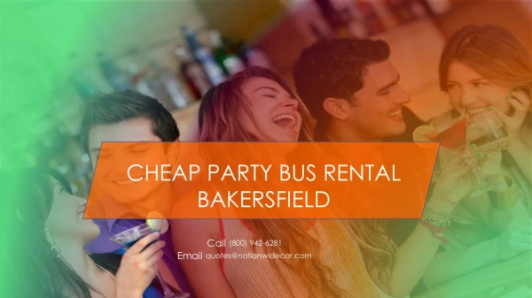 Party Bus Rental Bakersfield
