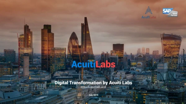 Digital Transformation by Acuiti Labs