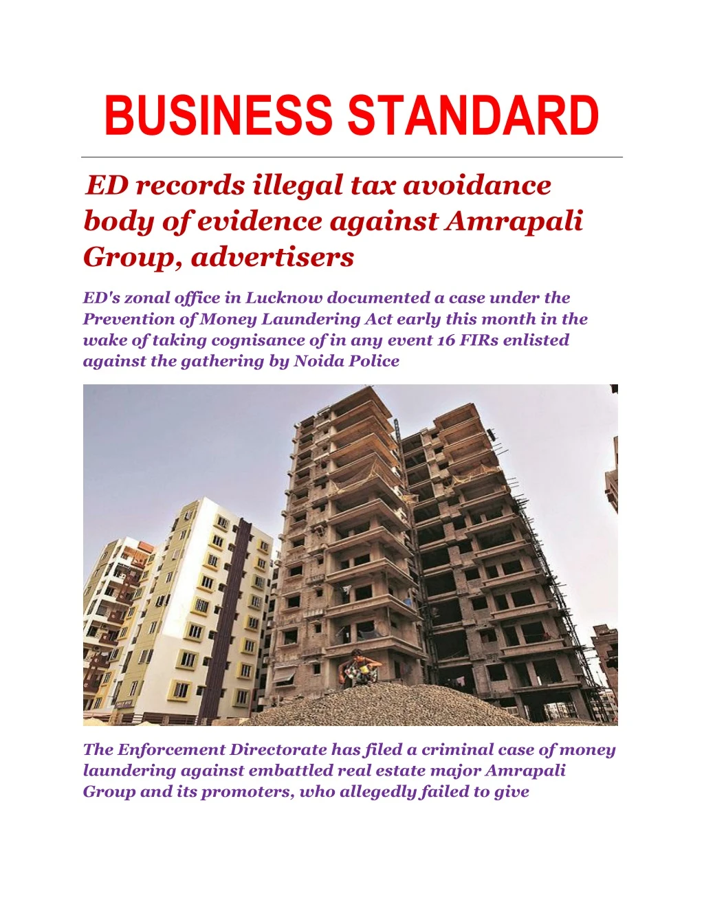 business standard