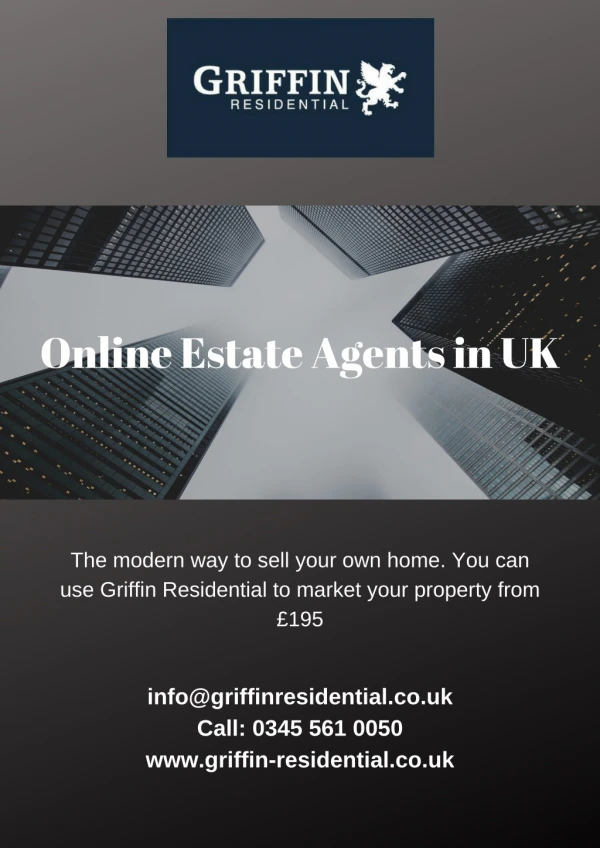 Online estate agents in UK