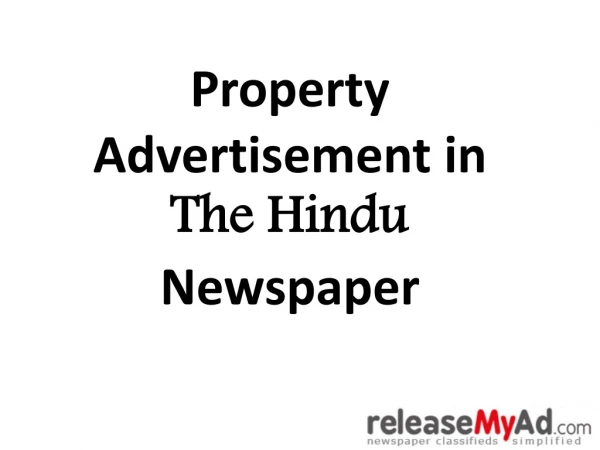 The Hindu Property Advertisement Booking Online
