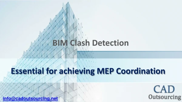 BIM Clash Detection - CAD outsourcing
