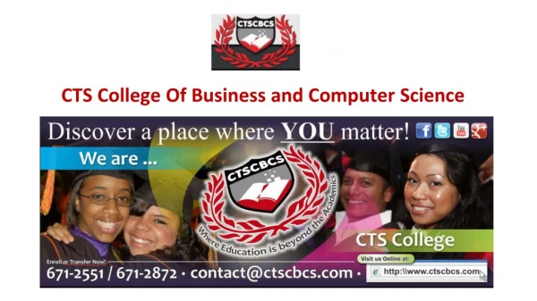 Best Computer Science and Business Courses in Trinidad and Tobago at CTS College