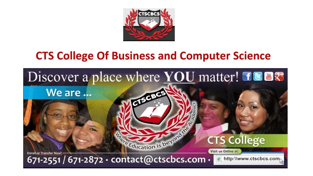 cts college of business and computer science