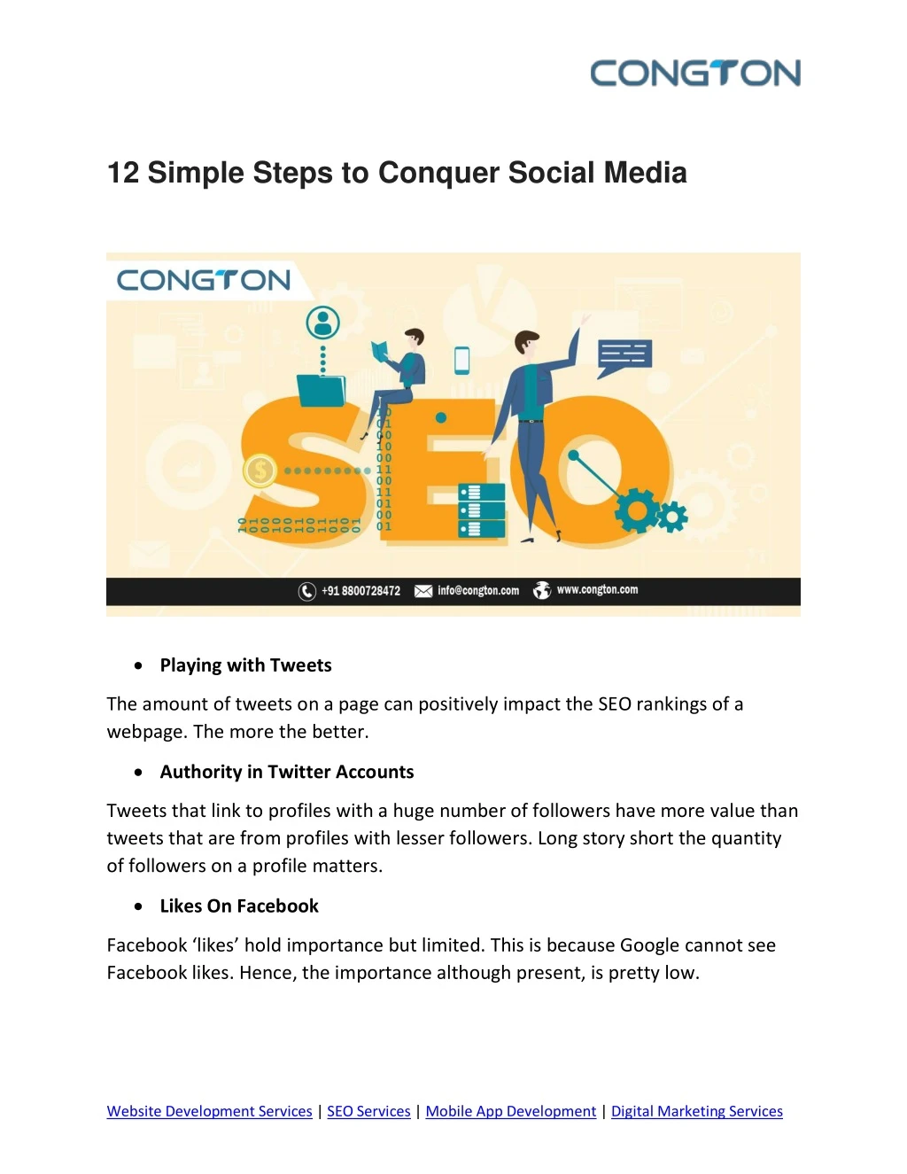 12 simple steps to conquer social media