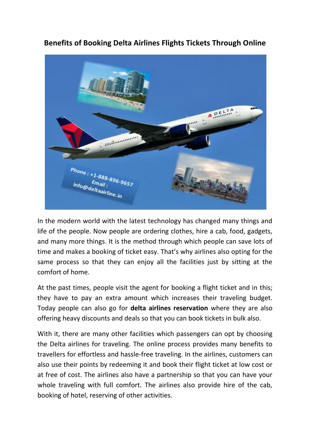 benefits of booking delta airlines flights