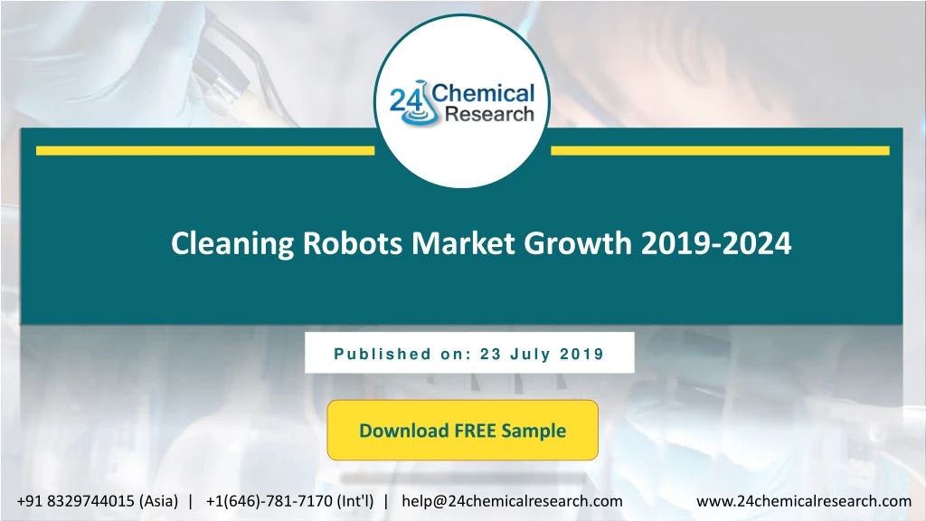 cleaning robots market growth 2019 2024