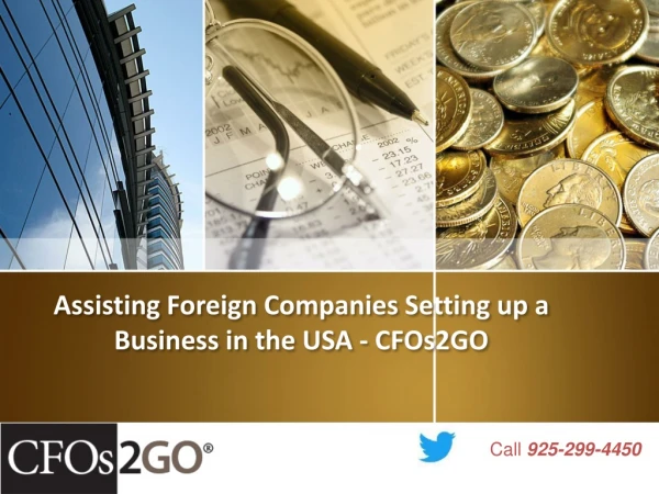 Assisting Foreign Companies Setting up a Business in the USA - CFOs2GO