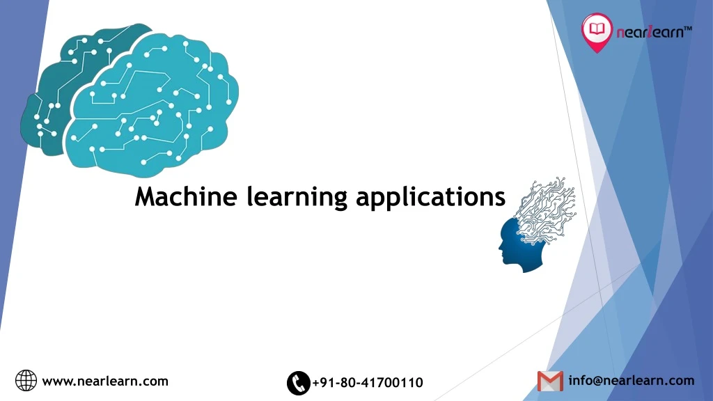 machine learning applications