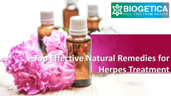 Top Effective Natural Remedies for Herpes Treatment - Biogetica