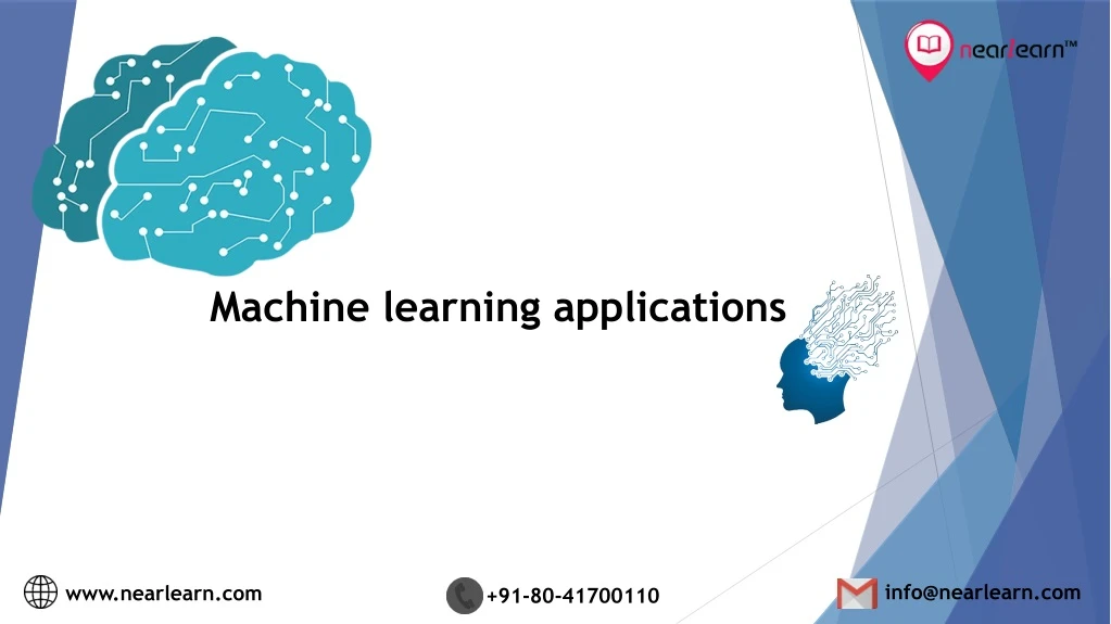 machine learning applications