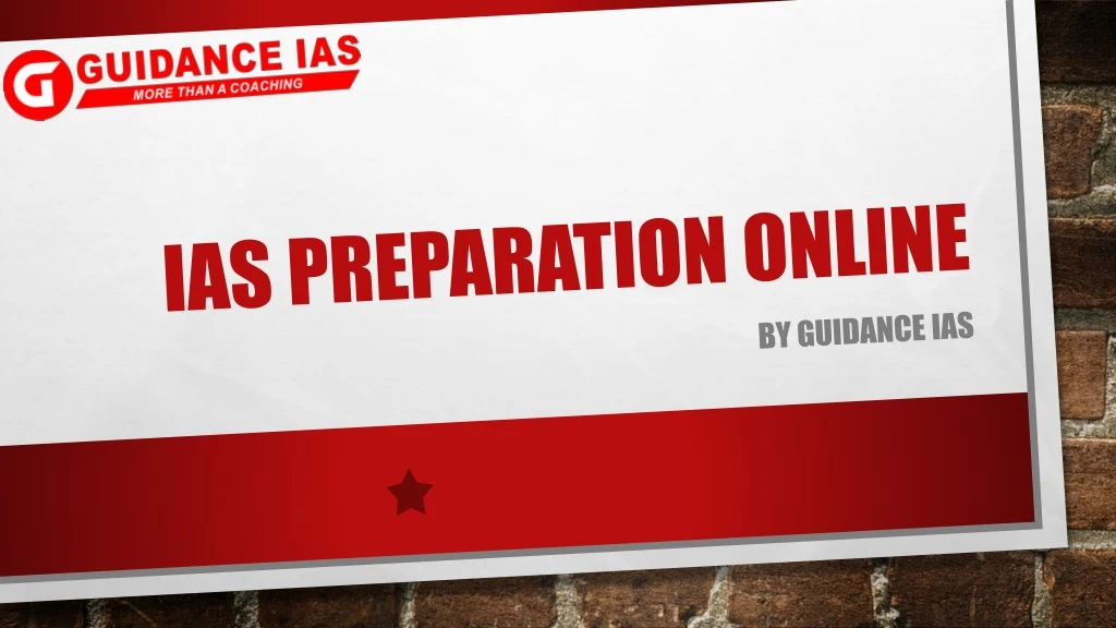 ias preparation online