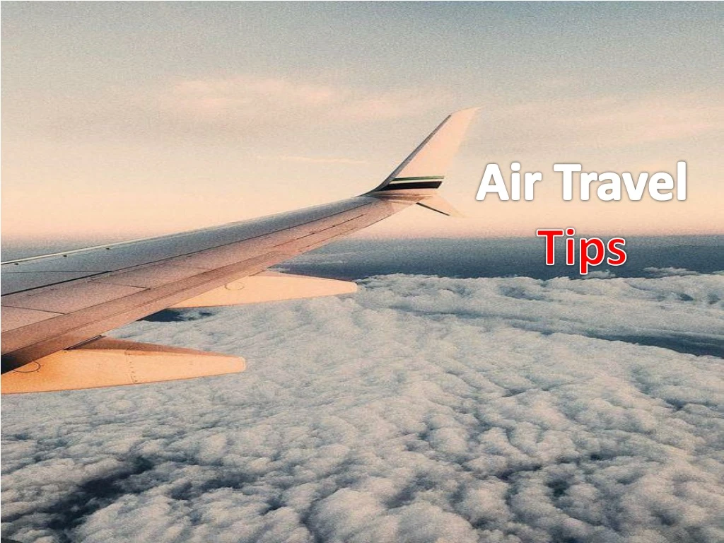 air travel tips